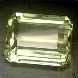 19.27ct   Perfect  Green Amethyst Emerald Cut (GEM-15049)