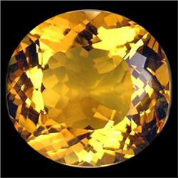14.15ct Awesome  Yellow Gold Citrine Cushion Loose Gem  (GEM-15066)