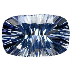 15.14ct  Emerald Cut Concave Top AAA Mystic Blue Quartz (GEM-15077)