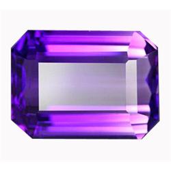 34.45ct Gorgeous Octagon Cut Top Purple Amethyst (GEM-15387)