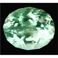 14.00ct  Superb AAA Light Green Oval Cut Amethyst (GEM-15393)