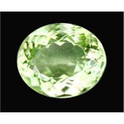 13.6ct Gorgeous Green Oval Cut Amethyst (GEM-15554B)