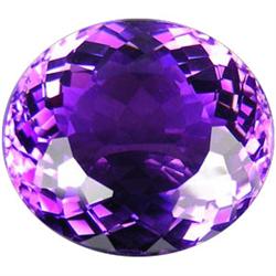 33.04ct   Purple Color Change To Pink Brazil Amethyst Oval  (GEM-15645)