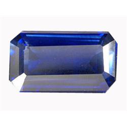 2.37ct   Fabulous Blue Sapphire Ceylon Emerald Cut VVS  (GEM-15783)