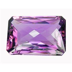 115.95ct  Perfect  Emerald Checker Cut Purple Amethyst (GEM-15833)