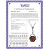 Image 2 : Genuine 4.2 ctw Garnet Necklace 14KT White Gold - REF-22K3V
