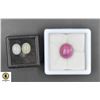 Image 1 : #577-NATURAL RUBY 16.25CT,AQUAMARINE 5.05CT