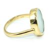 Image 2 : SV10-75 GOLD PLATED SILVER CHALCEDONY / GOLD