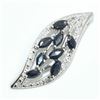 Image 3 : SV10-90 SILVER BLUE SAPPHIRE (2.75CT) RHODIUM