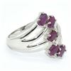 Image 2 : SV10-71 SILVER RUBY (2.75CT) RHODIUM PLATED RING