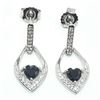 Image 1 : SV10-66 SILVER BLUE SAPPHIRE WHITE TOPAZ (1.45CT)