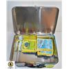 Image 1 : COLLECTORS TIN OF POKEMON CARDS FROM 1999 AND UP