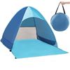 Image 1 : POP UP BEACH TENT BLUE 2 PERSON