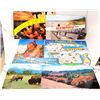 Image 1 : 28)  LOT OF 10 VINTAGE OVERSIZED POSTCARDS
