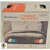 Image 1 : BROOKSTONE SIZE: QUEEN 84 X 90 HEATED BLANKET