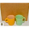 Image 1 : 5 VINTAGE GLASS COFFEE CUPS
