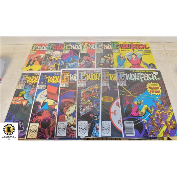 MARVEL WOLF PACK #1-12 COMIC MINI SERIES