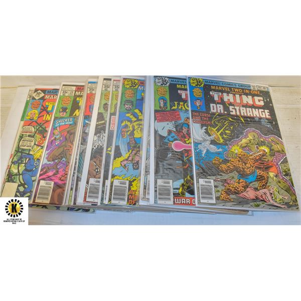 MARVEL TWO-IN-ONE #31-49 COMIC LOT