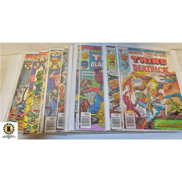 MARVEL TWO-IN-ONE #9-27 COMIC LOT