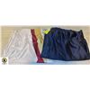 Image 1 : MENS 2 PAIR NEW BASKETBALL SHORTS MEDIUM