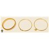 Image 1 : 3 NEW GOLD TONE BANGLES