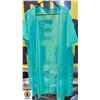 Image 1 : LA CARIE TEAL SHEER SHORT SLEEVE SHALL