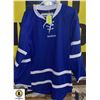 NEW LEAFS REEBOK JERSEY ADULT SMALL