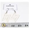 Image 1 : NEW CASSETTE THEME DROP EARRINGS CLEAR