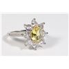 Image 1 : NEW SIZE 7 CZ RHINESTONE FLOWER RING