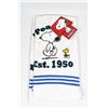 Image 1 : NEW 2PK PEANUTS THEME KITCHEN TOWEL SET