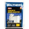 Image 1 : NEW WALTHERS CONCRETE GRAIN ELEVATOR MODEL KIT