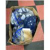 BOX OF 13 NEW NORTH BLUE HARDHATS