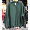 Image 1 : GILDAN XL DARK GREEN LONG SLEEVE SWEAT SHIRT