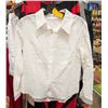 Image 1 : YOUTH LARGE LIGHTWEIGHT 100% COTTON BUTTONUP SHIRT