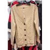 Image 1 : NEW KILIG MEDIUM LIGHT BROWN CARDIGAN SWEATER