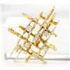 Image 1 : 14K YELLOW AND WHITE GOLD DIAMOND PENDANT