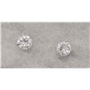 Image 1 : .925 SILVER CUBIC ZIRCONIA EARRINGS