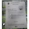 Image 3 : CERTIFIED 14K GOLD SAPPHIRE & DIAMOND RING SZ 5.5