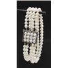 CERTIFIED QUADRUPLE STRAND 128 PEARLS BRACELET