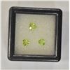 Image 1 : 3 GENUINE NATURAL PERIDOT GEMSTONES