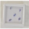 Image 1 : 5 GENUINE TANZANITE GEMSTONES, JEWELRY READY