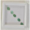 Image 1 : 5 GENUINE NATURAL EMERALD GEMSTONES