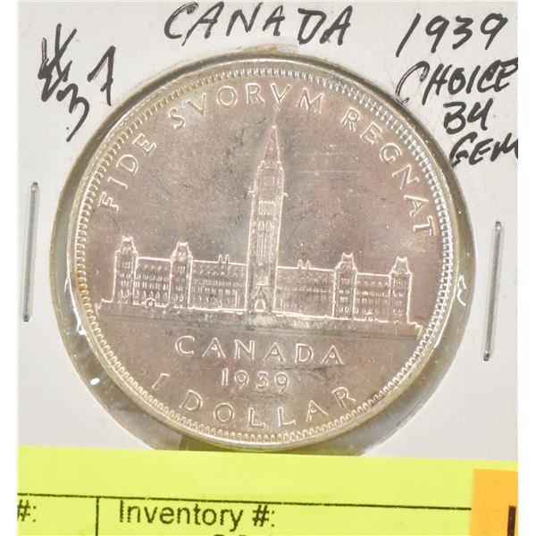1939 CANADIAN SILVER DOLLAR