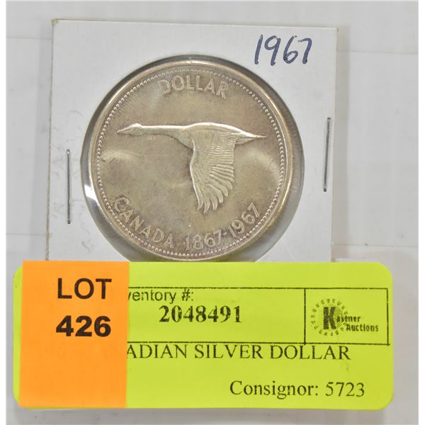 1967 CANADIAN SILVER DOLLAR