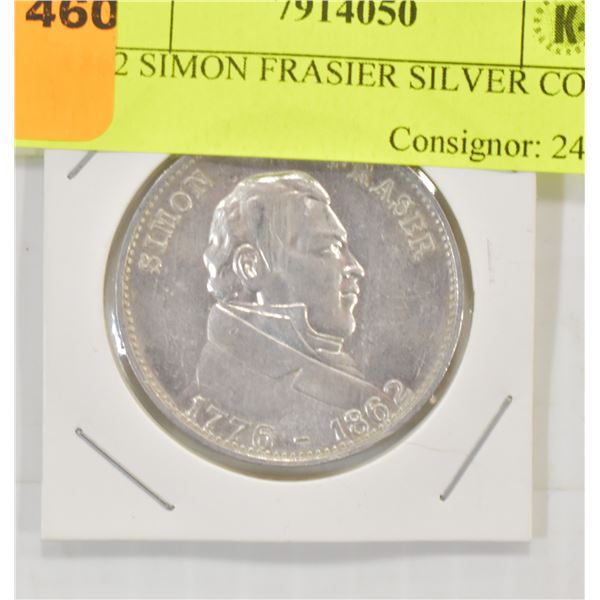 1862 SIMON FRASIER TOKEN