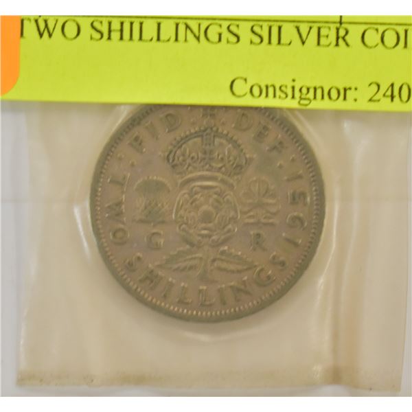 1951 TWO SHILLINGS COIN
