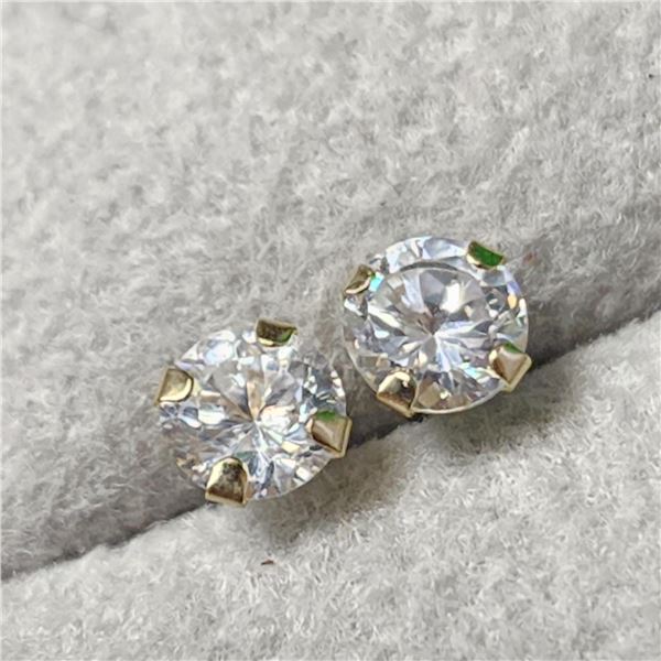 BZ1350-31 14K CZ EARRINGS