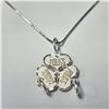 Image 1 : BZ1350-30 SILVER FRIENDS 16" NECKLACE