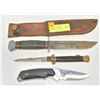Image 1 : LOT OF 3 VARIOUS KNIVES