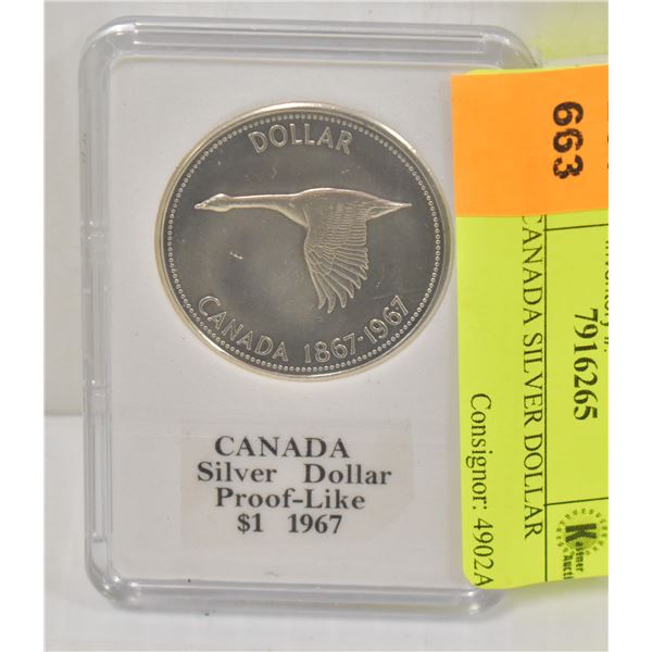 1967 CANADA SILVER DOLLAR